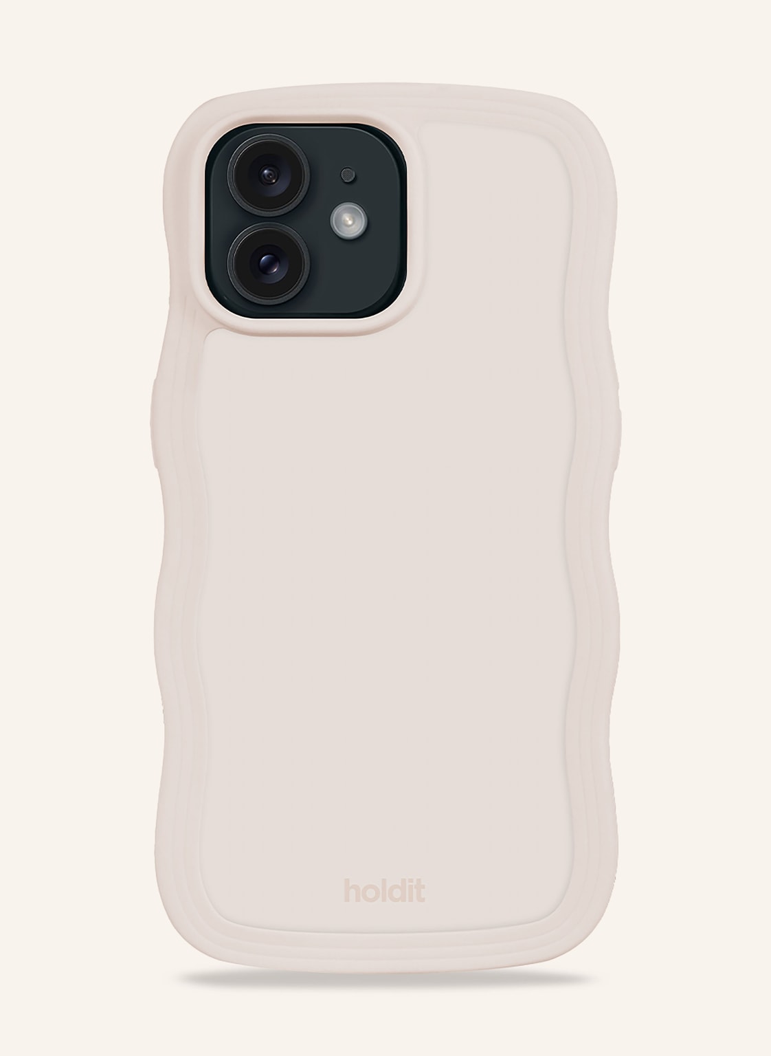 Holdit Smartphone-Hülle Wavy beige Holdit Smartphone-Hülle Wavy beige von holdit