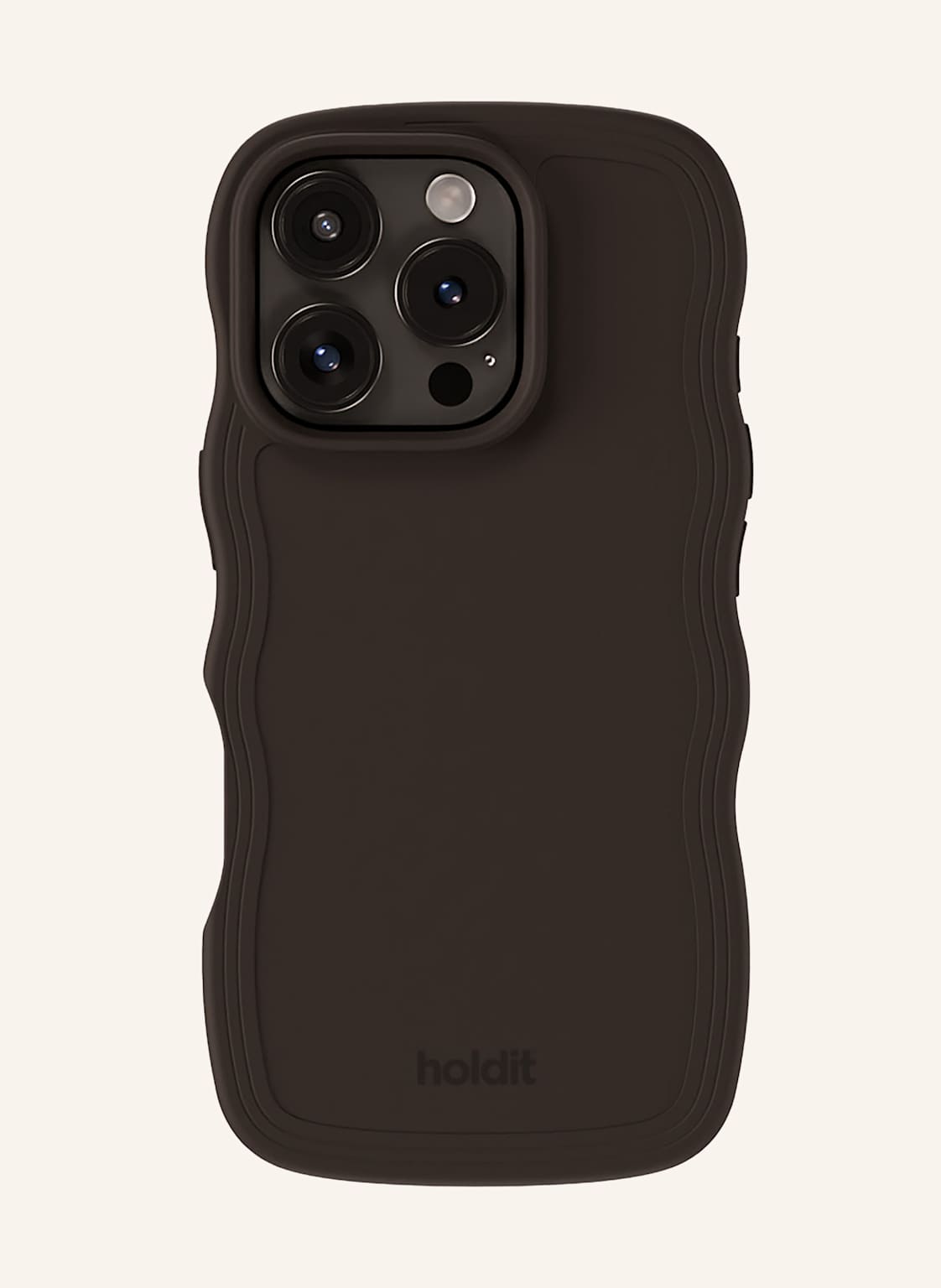 Holdit Smartphone-Hülle Wavy braun von holdit