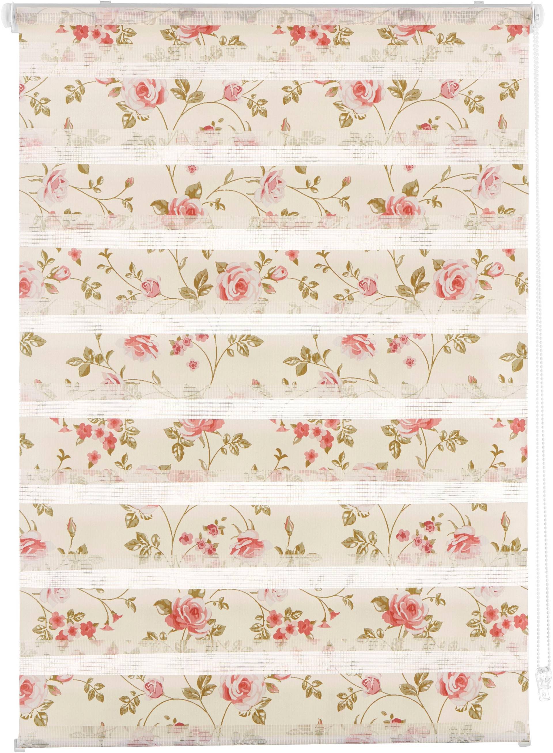 Home affaire Doppelrollo »Blümchen«, Lichtschutz, Sichtschutz-Blendschutz, ohne Bohren, freihängend, im Fixmass, mit Blumen, floral, bedruckt, Rosen Home affaire Doppelrollo »Blümchen«, Lichtschutz, Sichtschutz-Blendschutz, ohne Bohren, freihängend, im Fixmass, mit Blumen, floral, bedruckt, Rosen von home affaire