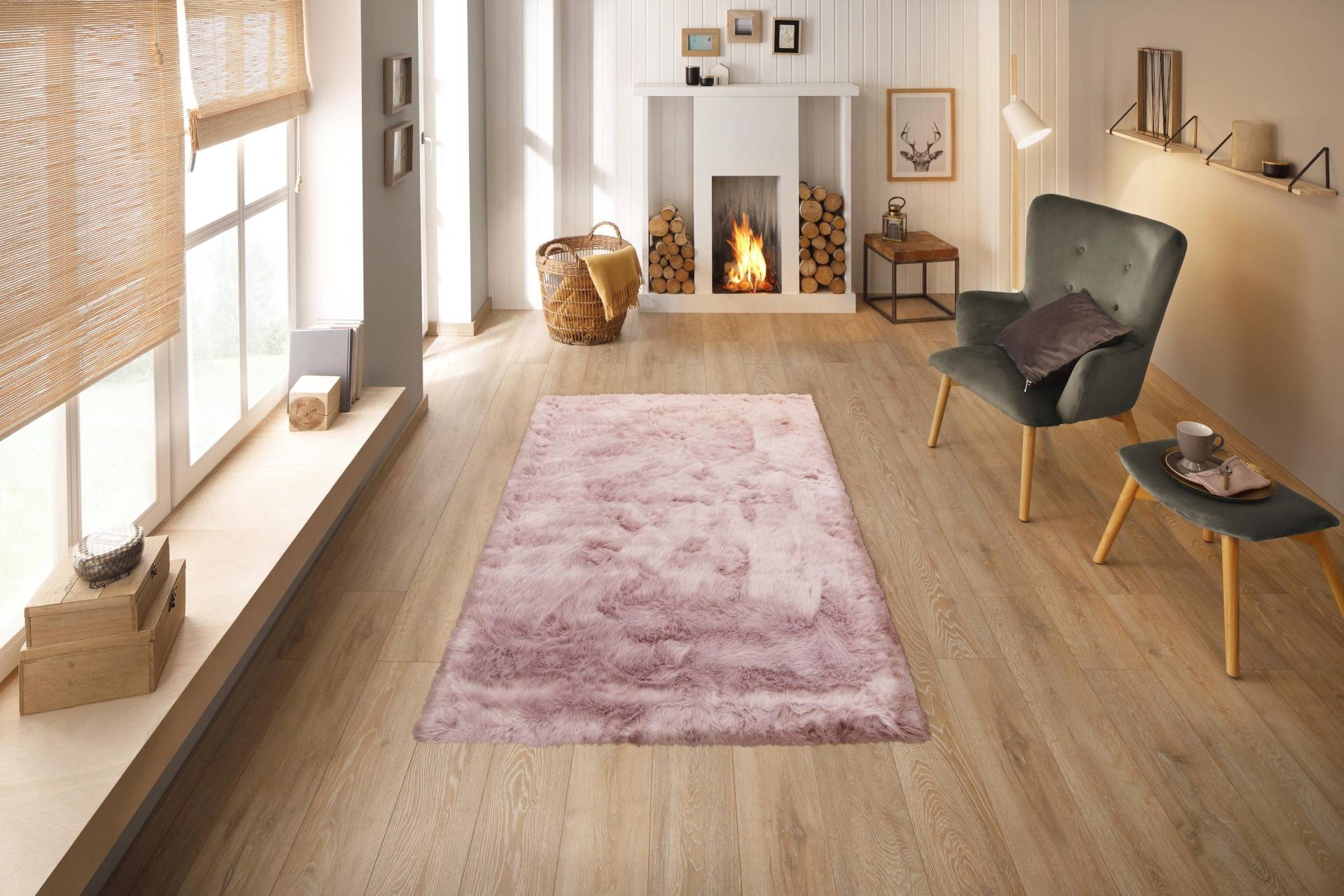 Home affaire Fellteppich »Valeria«, rechteckig, 60 mm Höhe, Kunstfell, besonders weich und flauschig, fussbodenheizungsgeeignet, pflegeleicht, ideale Teppiche für Wohnzimmer, Schlafzimmer und Esszimmer Home affaire Fellteppich »Valeria«, rechteckig, 60 mm Höhe, Kunstfell, besonders weich und flauschig, fussbodenheizungsgeeignet, pflegeleicht, ideale Teppiche für Wohnzimmer, Schlafzimmer und Esszimmer von My Home