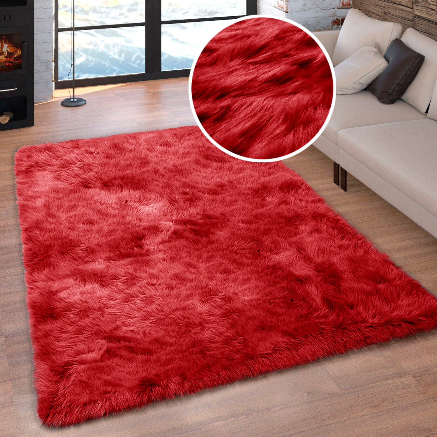 Home affaire Fellteppich »Valeria«, rechteckig, 60 mm Höhe, Kunstfell, besonders weich und flauschig, fussbodenheizungsgeeignet, pflegeleicht, ideale Teppiche für Wohnzimmer, Schlafzimmer und Esszimmer Home affaire Fellteppich »Valeria«, rechteckig, 60 mm Höhe, Kunstfell, besonders weich und flauschig, fussbodenheizungsgeeignet, pflegeleicht, ideale Teppiche für Wohnzimmer, Schlafzimmer und Esszimmer von My Home