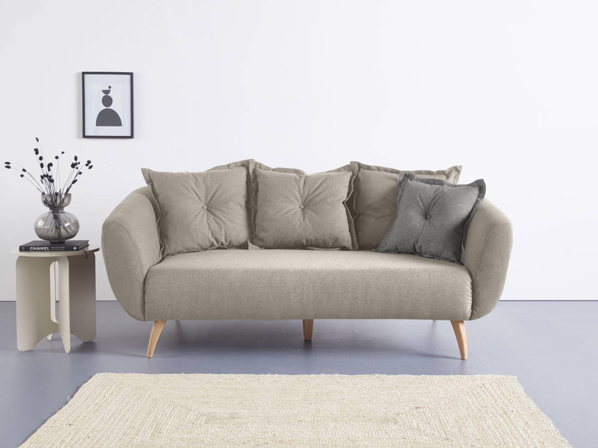 Home affaire 2,5-Sitzer »Baggio«, Zierkissen inklusive Home affaire 2,5-Sitzer »Baggio«, Zierkissen inklusive von home affaire
