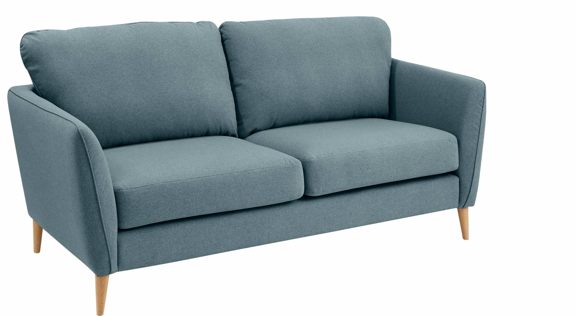 Home affaire 2-Sitzer »MARSEILLE Sofa 170 cm«, mit Massivholzbeinen aus Eiche, verschiedene Bezüge und Farbvarianten von home affaire