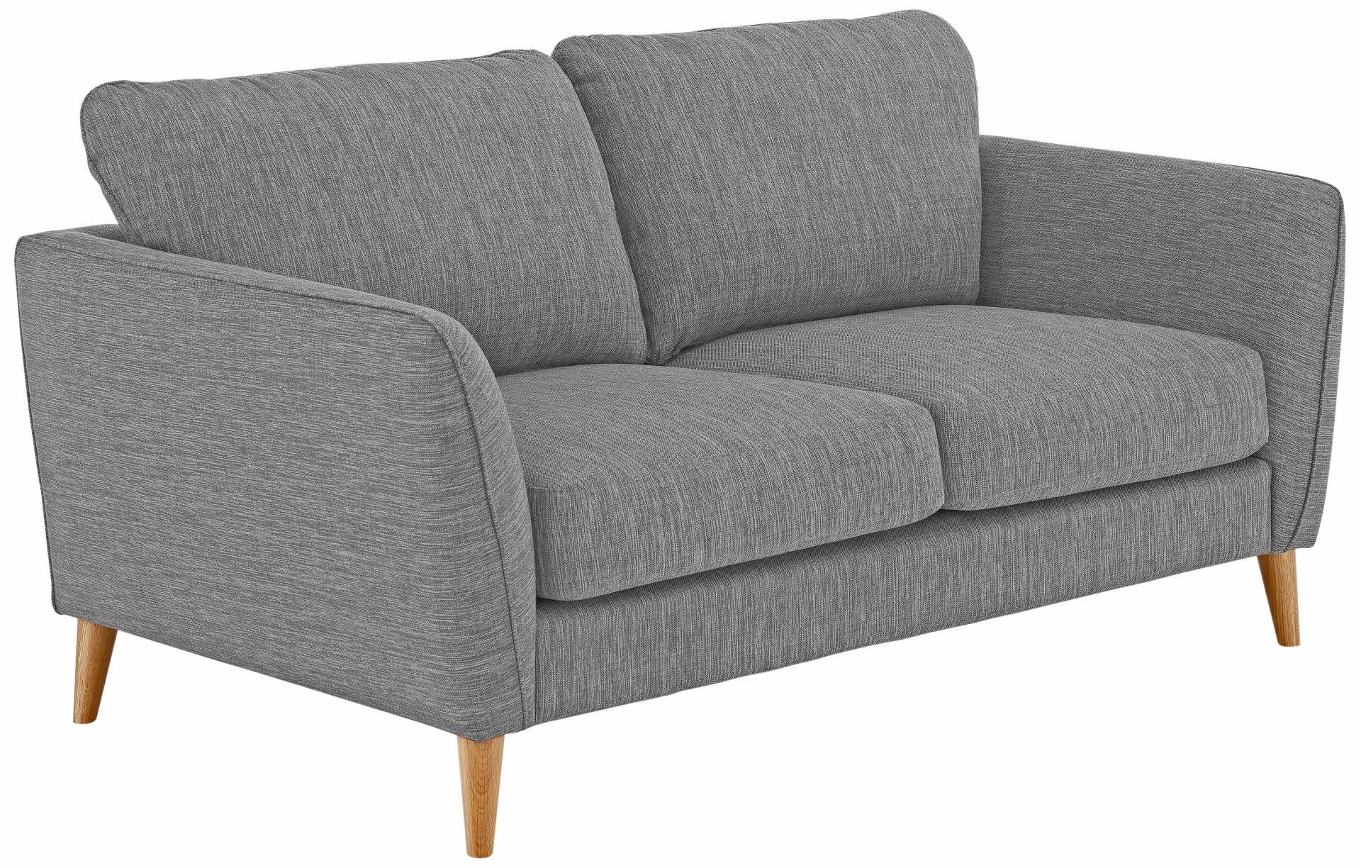 Home affaire 2-Sitzer »MARSEILLE Sofa 170 cm«, mit Massivholzbeinen aus Eiche, verschiedene Bezüge und Farbvarianten von home affaire