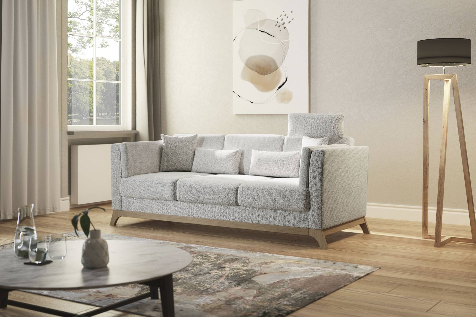 Home affaire 3-Sitzer »Viva«, mit Holzrahmen aus Buche Home affaire 3-Sitzer »Viva«, mit Holzrahmen aus Buche von home affaire