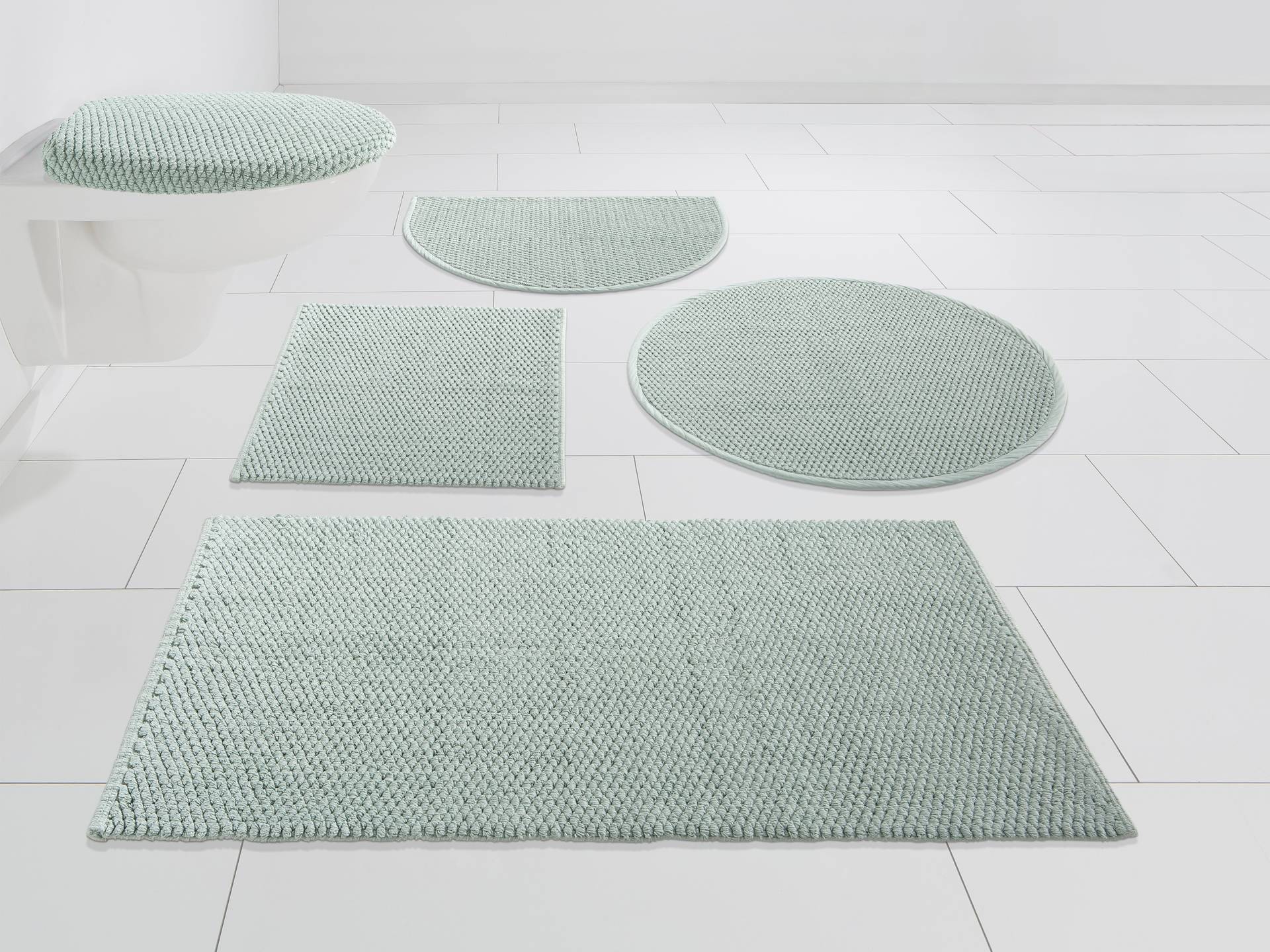 my home Badematte »Dalia«, fussbodenheizungsgeeignet-strapazierfähig, Baumwolle, Badteppich, Badematten auch als 2-teiliges Set erhältlich my home Badematte »Dalia«, fussbodenheizungsgeeignet-strapazierfähig, Baumwolle, Badteppich, Badematten auch als 2-teiliges Set erhältlich von My Home