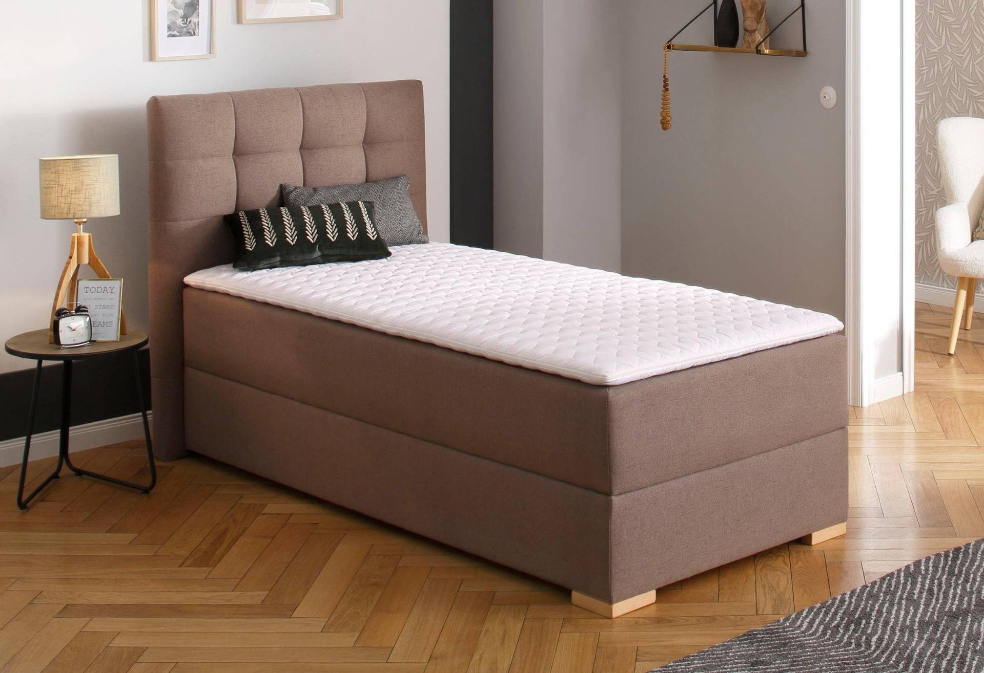 Home affaire Boxbett »Olivet«, in 4 Farben, 4 Breiten, 2 Matratzenarten, auch in Überlänge 220 cm von home affaire