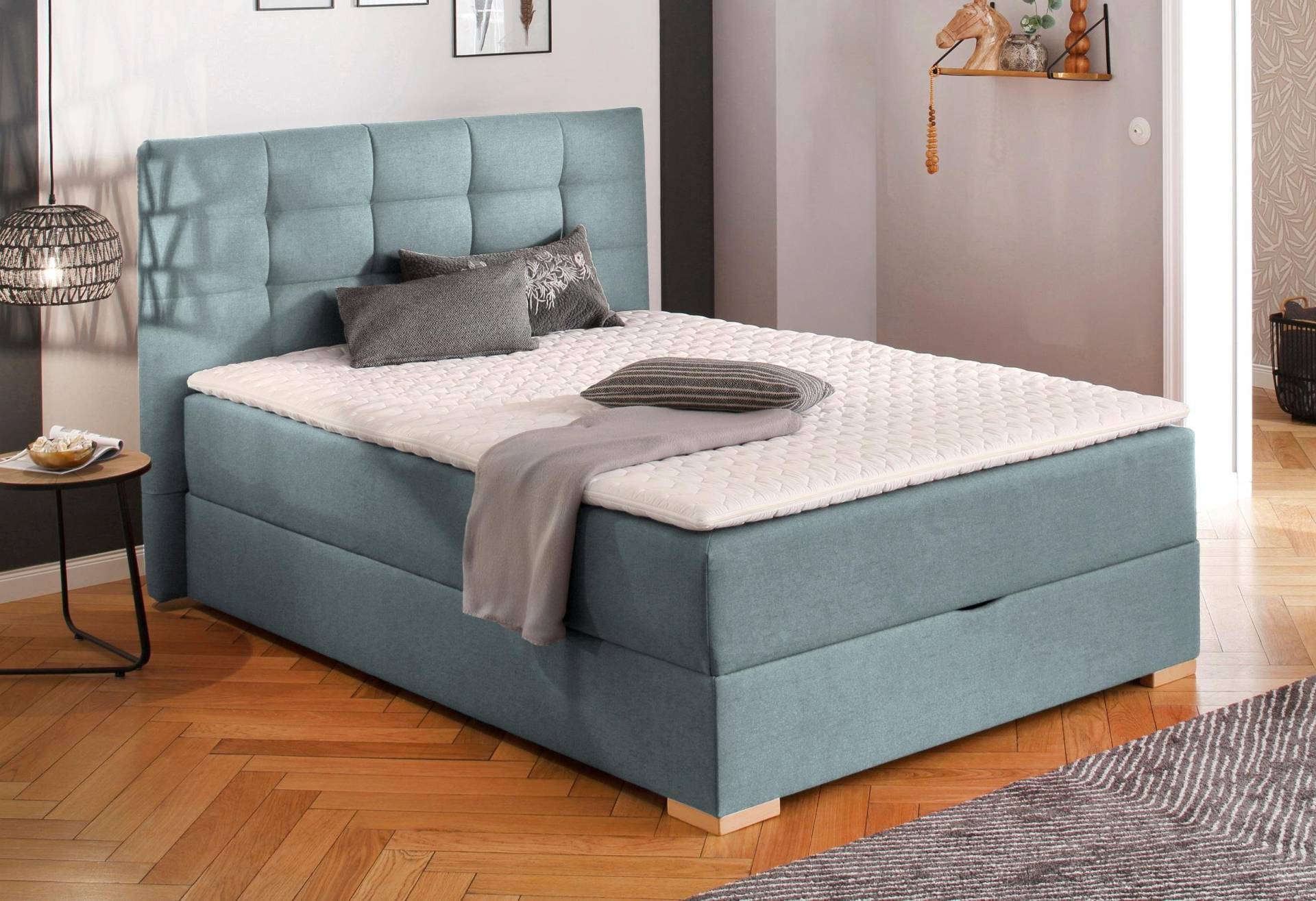 Home affaire Boxbett »Olivet«, in 4 Farben, 4 Breiten, 2 Matratzenarten, auch in Überlänge 220 cm von home affaire