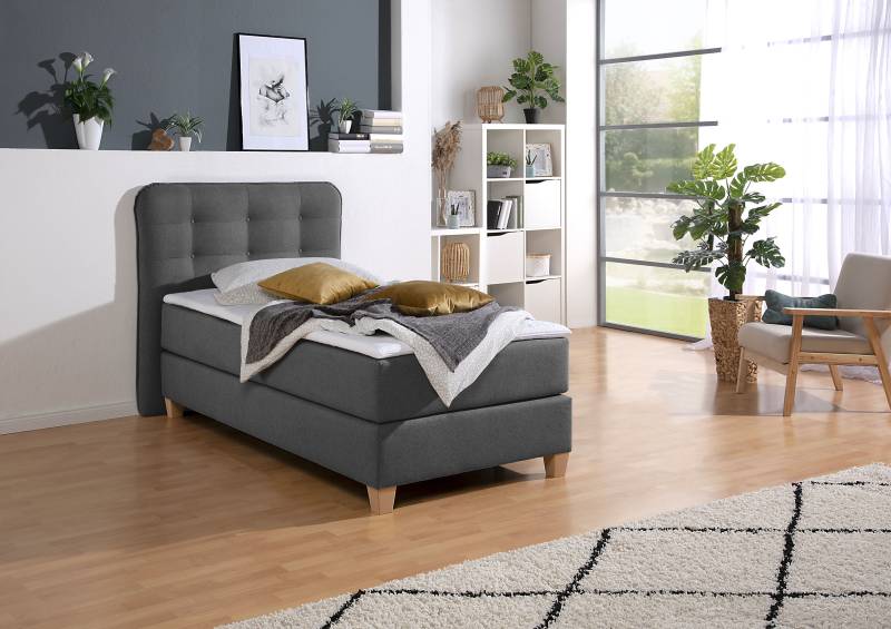 Home affaire Boxspringbett, inklusive Komfortschaum-Topper von home affaire