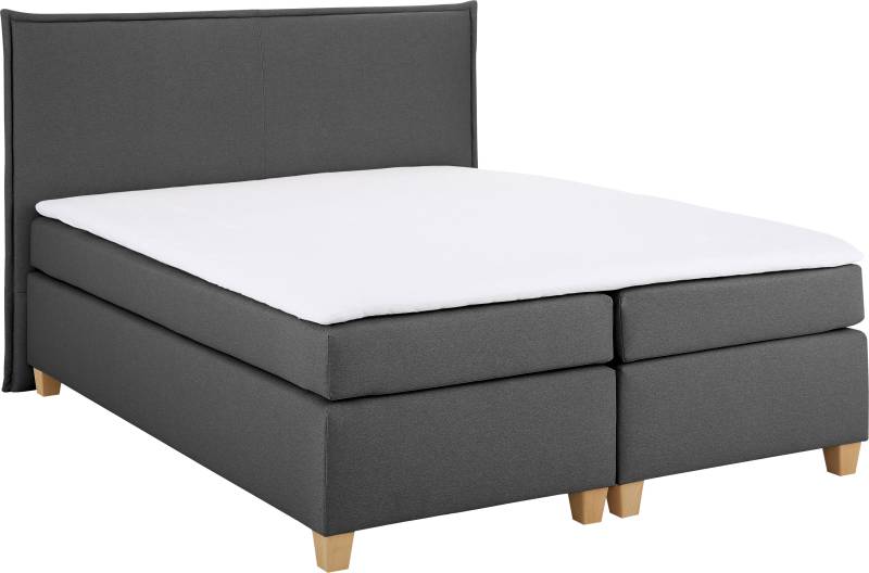 Home affaire Boxspringbett »Houssay«, inkl. Topper, 5 Breiten, 2 Härtegraden auch in Überlänge 220 cm von home affaire