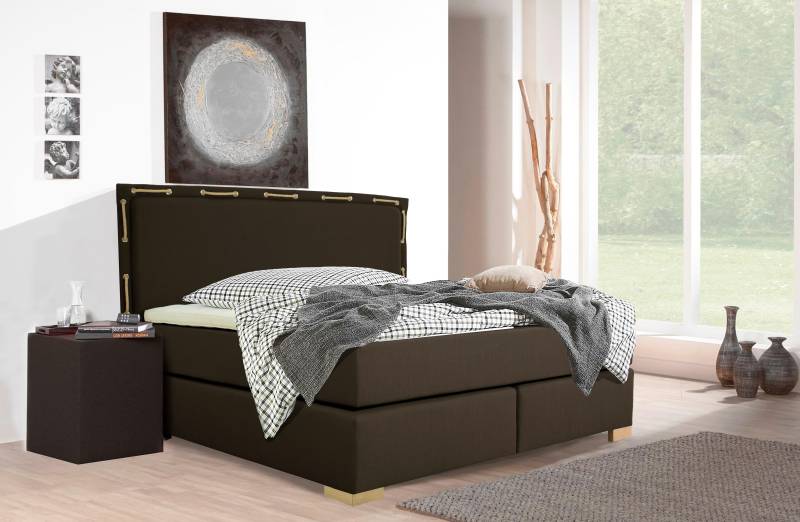 Home affaire Boxspringbett »»Marlou««, inkl. Topper, 3 Breiten, 3 Härtegrad-Ausführungen von home affaire