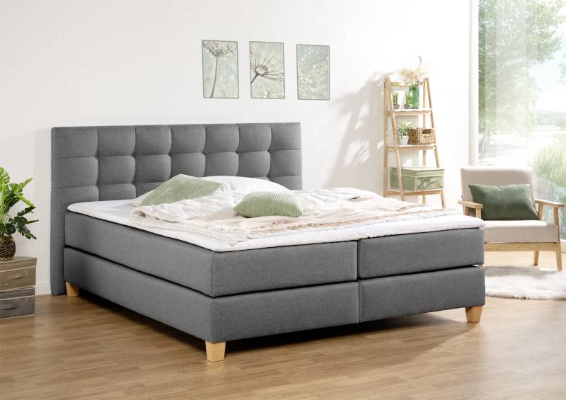 Home affaire Boxspringbett »Moulay«, inkl. Topper, in 3 Härtegraden, TFK auch in Härtegrad 4 Home affaire Boxspringbett »Moulay«, inkl. Topper, in 3 Härtegraden, TFK auch in Härtegrad 4 von home affaire