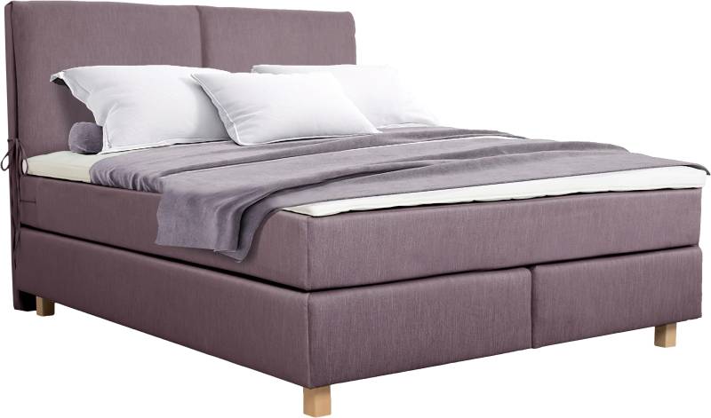 Home affaire Boxspringbett »Nele«, inkl. Topper im schlichtem Design von home affaire