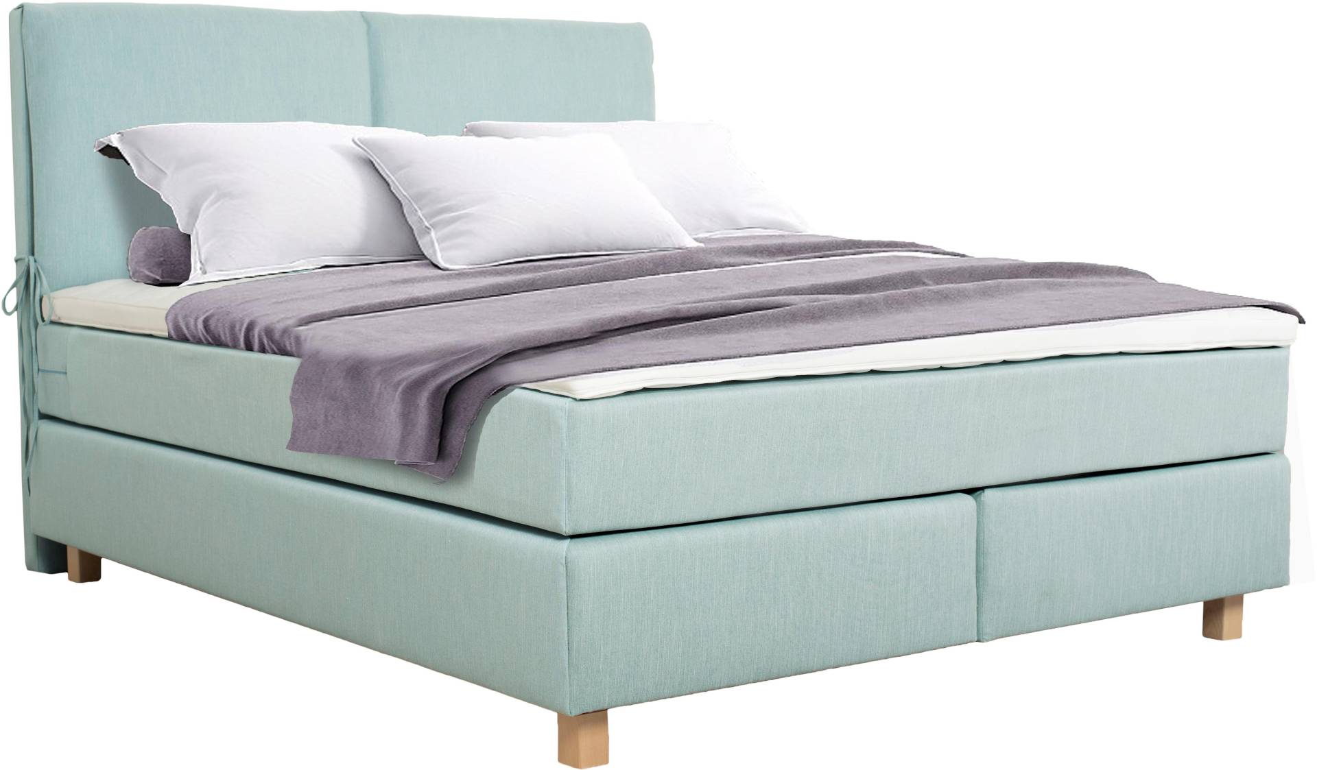 Home affaire Boxspringbett »Nele«, inkl. Topper im schlichtem Design von home affaire