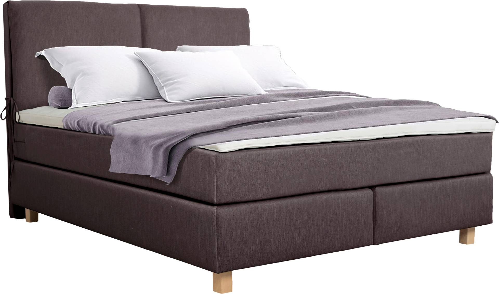 Home affaire Boxspringbett »Nele«, inkl. Topper im schlichtem Design von home affaire