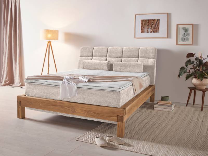 Home affaire Boxspringbett »Villads«, Liegefläche: 160/200 cm aus Balkeneiche, Inside-Boxspring-Unterbau von home affaire