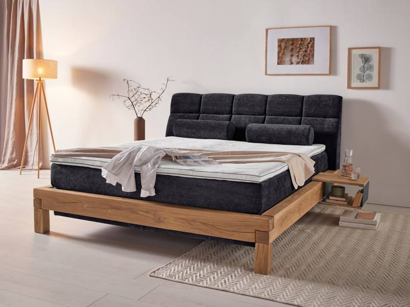 Home affaire Boxspringbett »Villads«, Liegefläche: 180/200 cm, Inside-Boxspring-Unterbau, recycelte Stoffe von home affaire