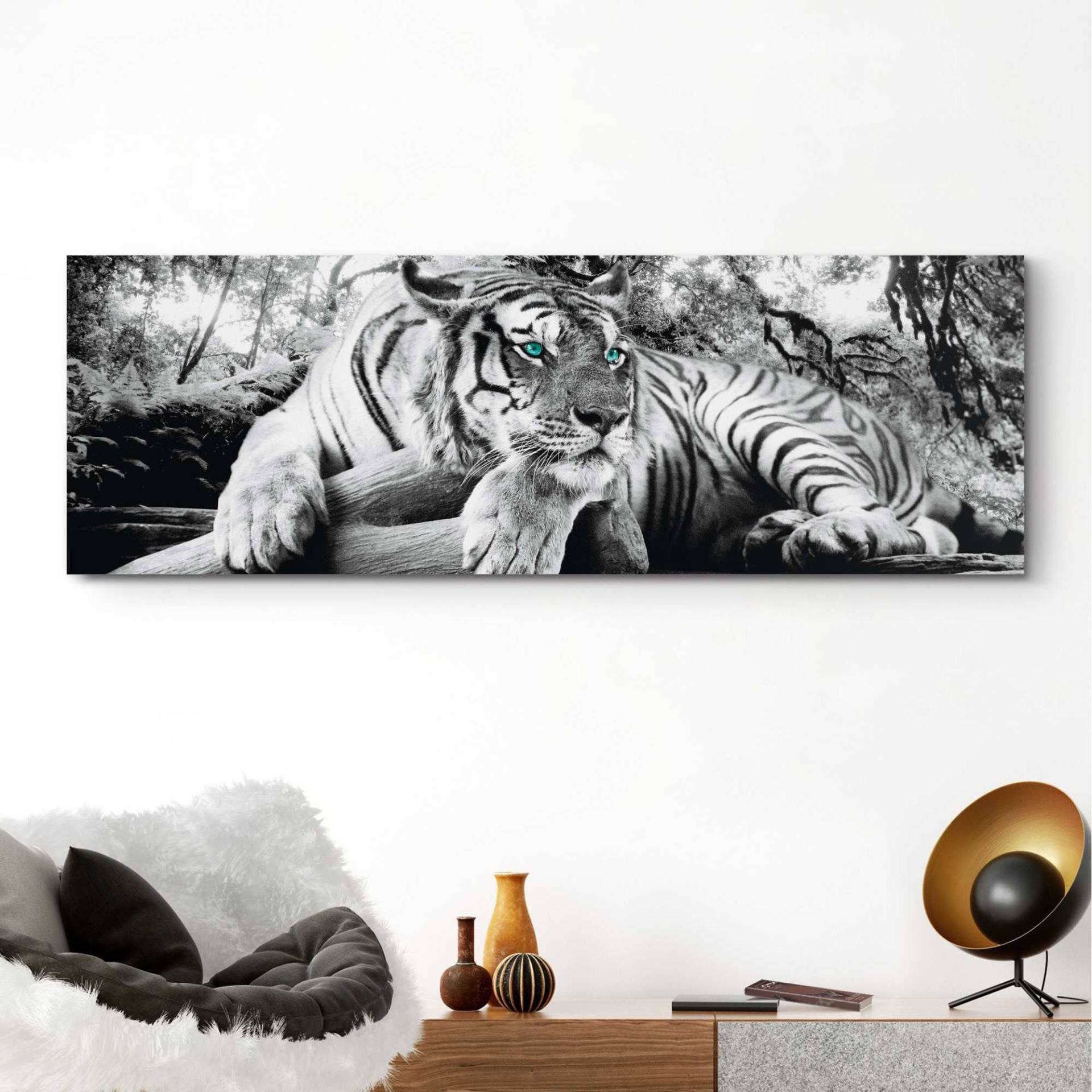 Home affaire Deco-Panel »Tiger guckt dich an« von home affaire