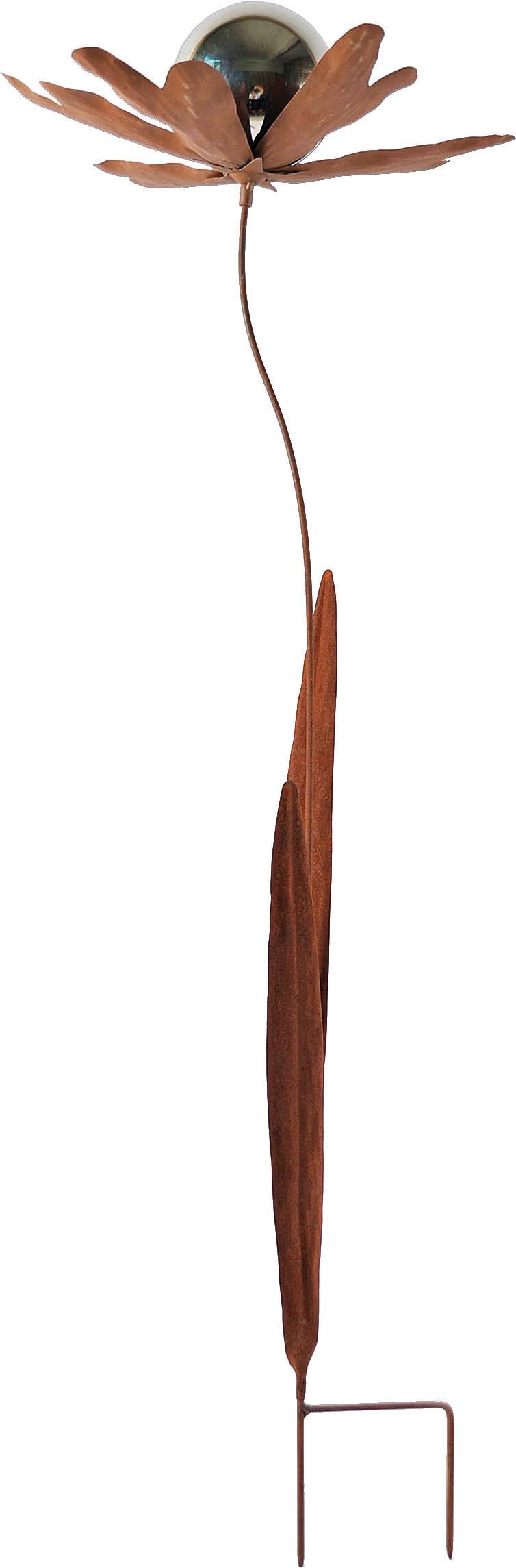 locker Deko-Windrad »Rusty Flower«, in Rostoptik Materialmix 118 cm hoch locker Deko-Windrad »Rusty Flower«, in Rostoptik Materialmix 118 cm hoch von locker