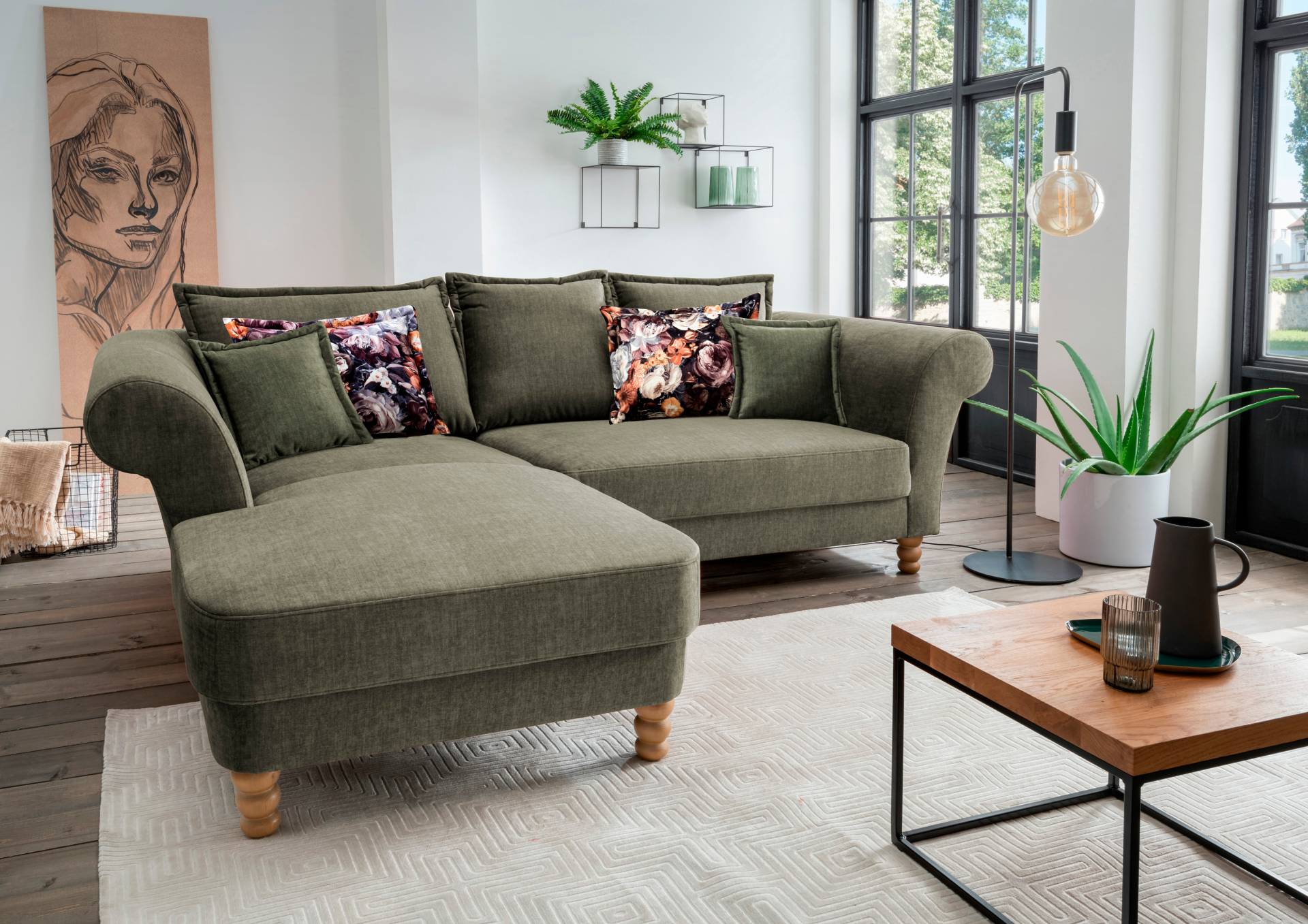 Home affaire Ecksofa »Tassilo L-Form« von home affaire