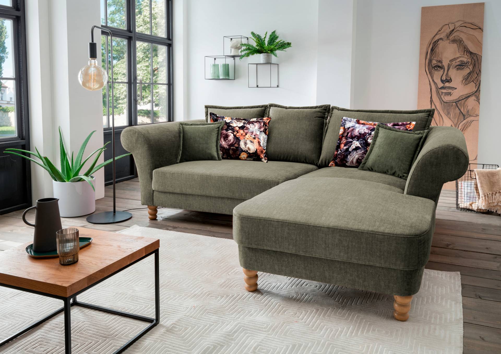 Home affaire Ecksofa »Tassilo L-Form« von home affaire