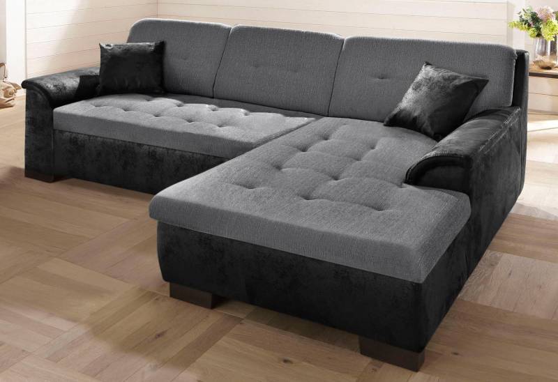 Home affaire Ecksofa »Bergen«, wahlweise mit Bettfunktion L-Form von home affaire