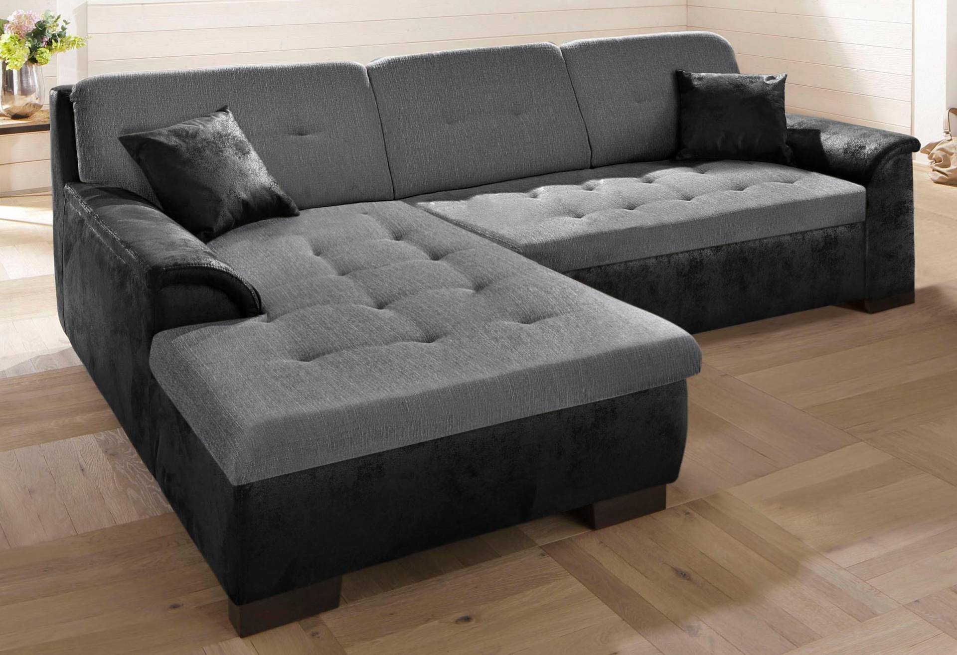 Home affaire Ecksofa »Bergen«, wahlweise mit Bettfunktion L-Form von home affaire