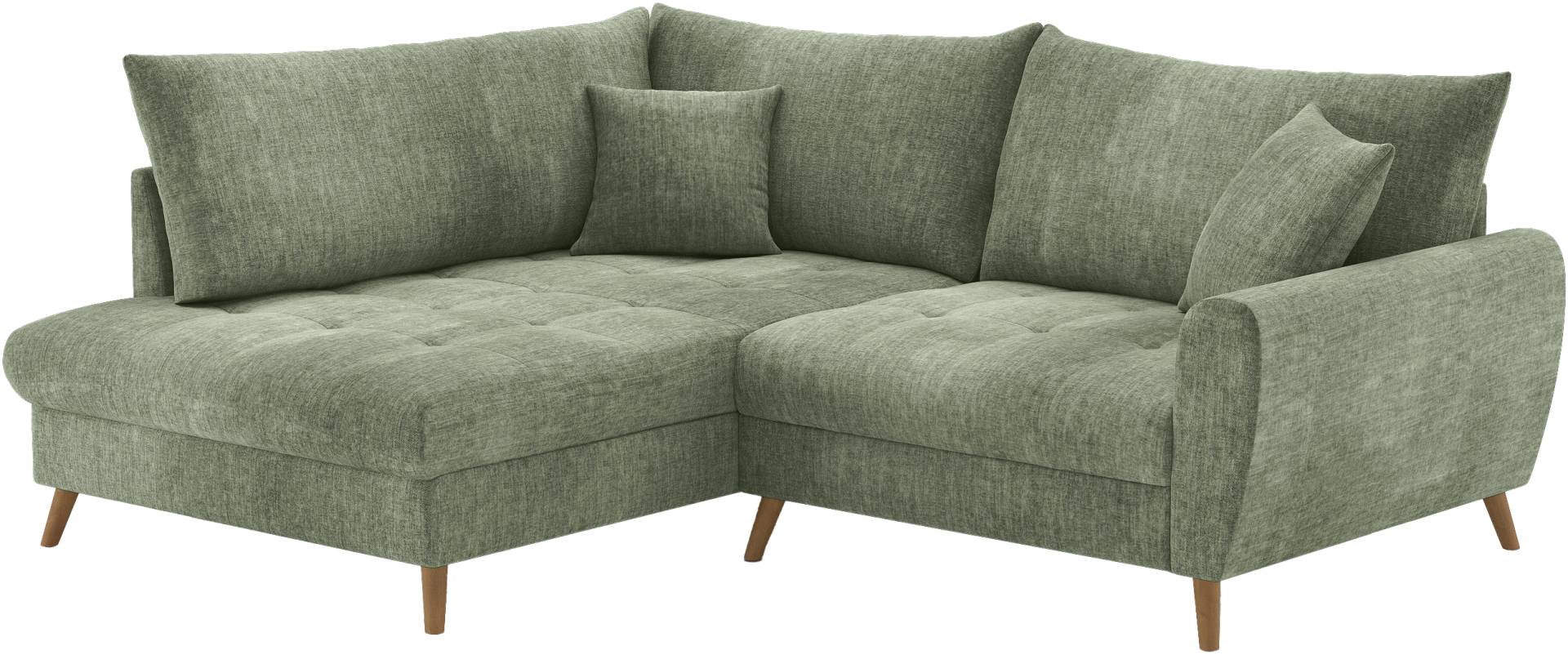 Home affaire Ecksofa »Blackburn II, L-Form«, Mit Kaltschaumpolsterung bis 140 kg belastbar von Mr. Couch