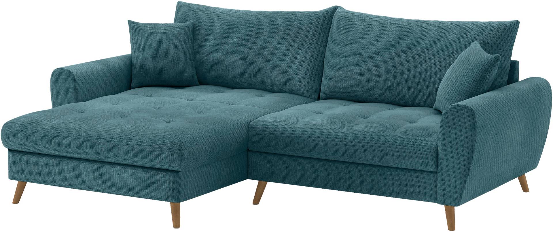 Home affaire Ecksofa »Blackburn II, L-Form«, Mit Kaltschaumpolsterung bis 140 kg belastbar von home affaire