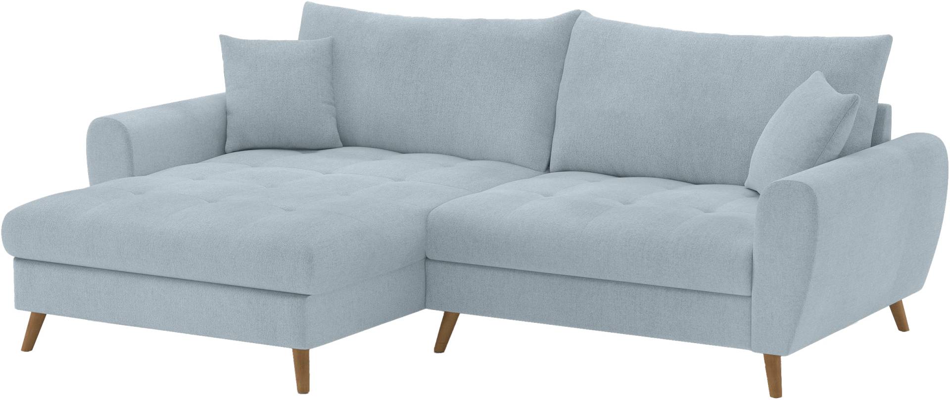 Home affaire Ecksofa »Blackburn II, L-Form«, Mit Kaltschaumpolsterung bis 140 kg belastbar von Mr. Couch