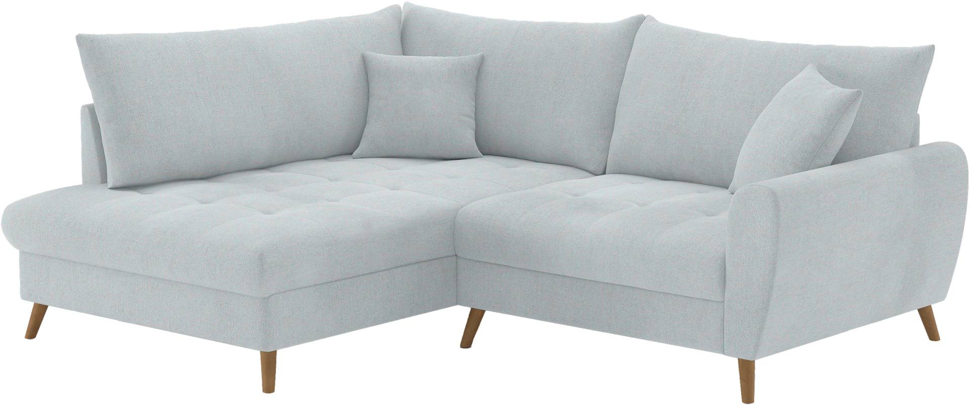 Home affaire Ecksofa »Blackburn II, L-Form«, Mit Kaltschaumpolsterung bis 140 kg belastbar von home affaire