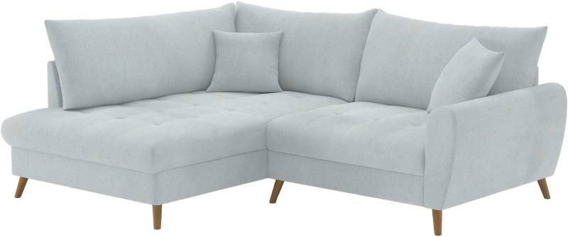 Home affaire Ecksofa »Blackburn II, L-Form«, Mit Kaltschaumpolsterung bis 140 kg belastbar von home affaire