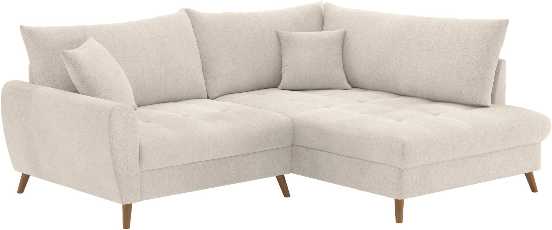 Home affaire Ecksofa »Blackburn II, L-Form«, Mit Kaltschaumpolsterung bis 140 kg belastbar von home affaire