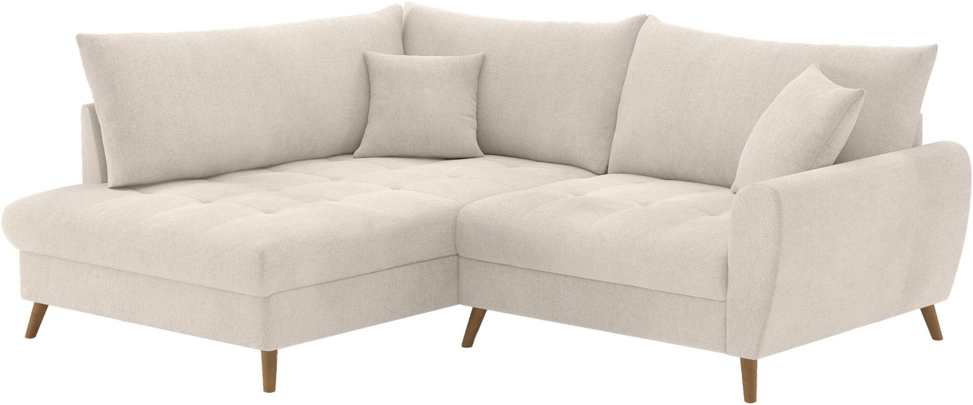 Home affaire Ecksofa »Blackburn II, L-Form«, Mit Kaltschaumpolsterung bis 140 kg belastbar von home affaire