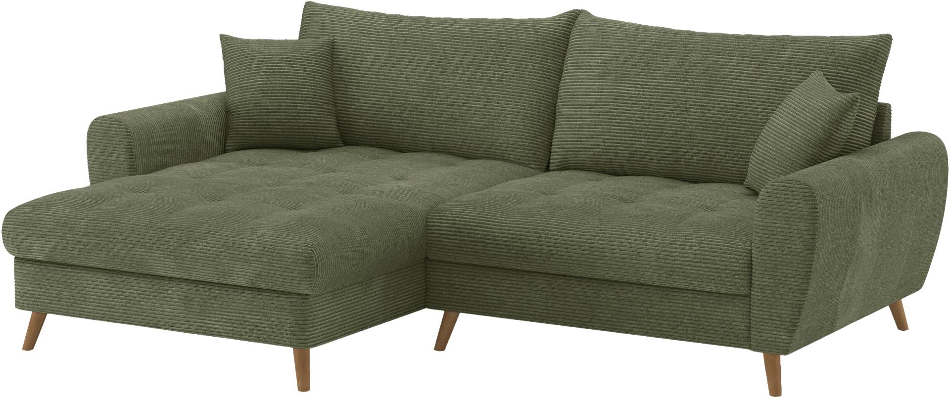 Home affaire Ecksofa »Blackburn II, L-Form«, Mit Kaltschaumpolsterung bis 140 kg belastbar von home affaire