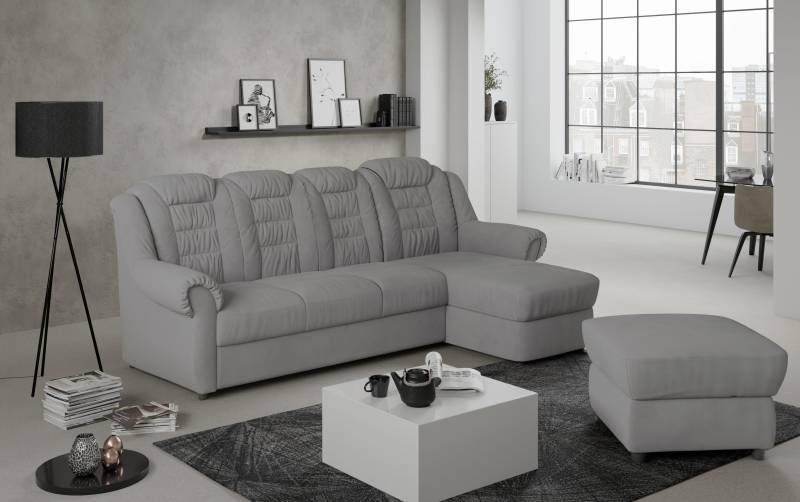 Home affaire Ecksofa »Boston L-Form«, Gemütliches Ecksofa mit hoher Rückenlehne in klassischem Design von home affaire