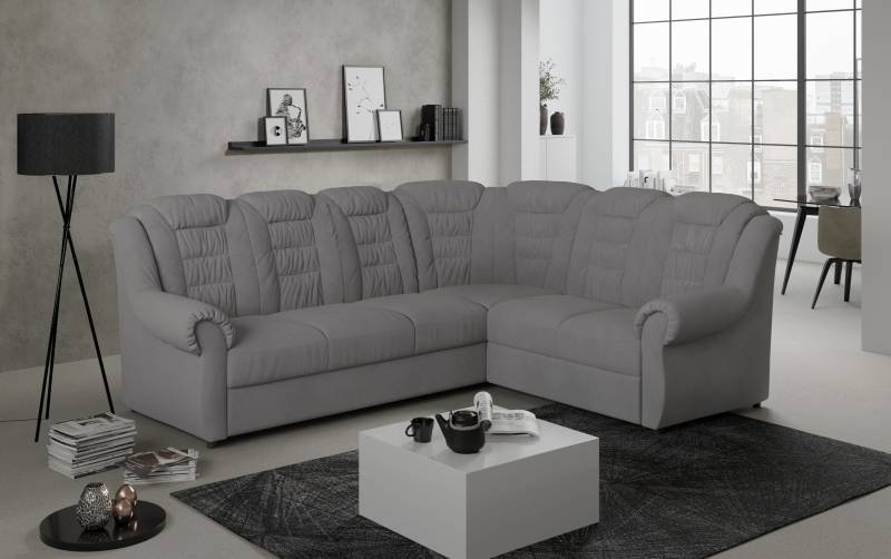 Home affaire Ecksofa »Boston L-Form«, mit hoher Rückenlehne, optional mit Bettfunktion und Stauraum von home affaire