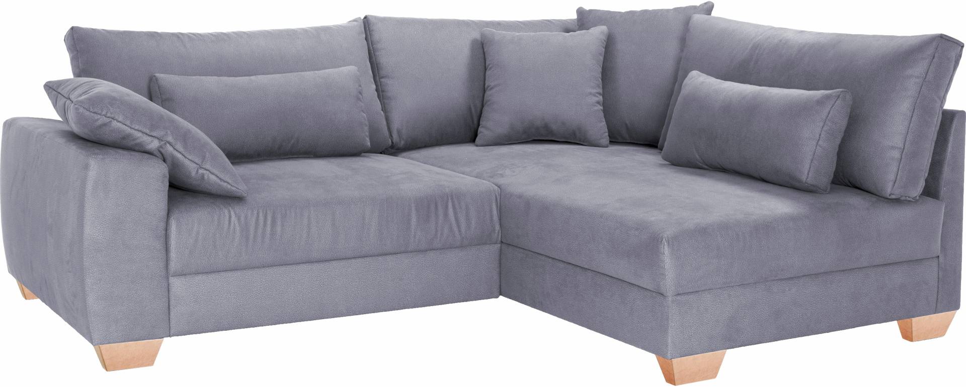 Home affaire Ecksofa, wahlweise mit Bettfunktion, verschiedene Bezugsarten von home affaire