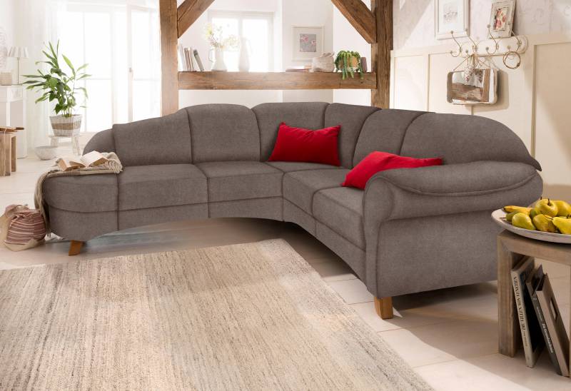 Home affaire Ecksofa »Mayfair L-Form«, mit Federkern von home affaire