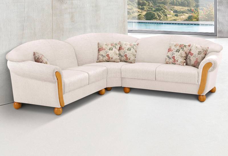 Home affaire Ecksofa »Milano, L-Form«, gleichschenklig von home affaire