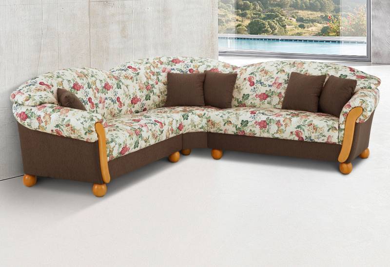 Home affaire Ecksofa »Milano, L-Form«, gleichschenklig von home affaire