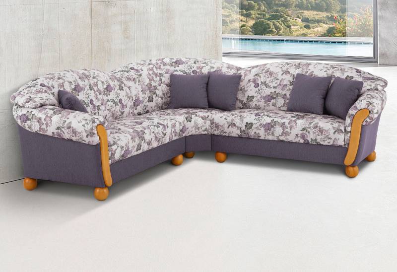 Home affaire Ecksofa »Milano, L-Form«, gleichschenklig von home affaire