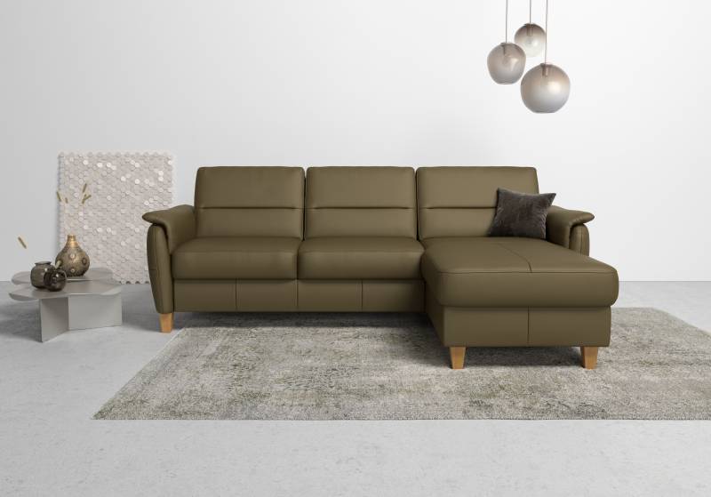 Home affaire Ecksofa »Palmera L-Form«, Federkern, wahlweise mit Bettfunktion und mit/ohne Bettkasten von home affaire