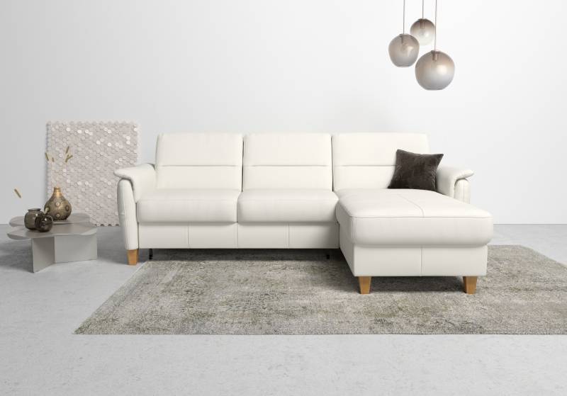 Home affaire Ecksofa »Palmera L-Form«, Federkern, wahlweise mit Bettfunktion und mit/ohne Bettkasten von home affaire