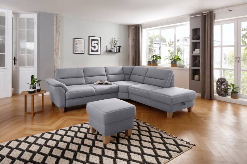 Home affaire Ecksofa »Soleo L-Form«, komfortabel durch Trapezecke mit Relaxfunktion, auch mit Bettfunktion von home affaire