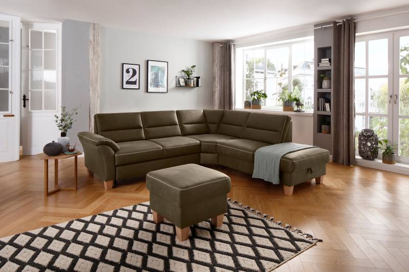 Home affaire Ecksofa »Soleo L-Form«, komfortabel durch Trapezecke mit Relaxfunktion, auch mit Bettfunktion von home affaire