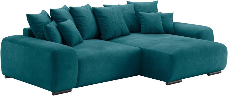 Home affaire Ecksofa »Sundance II, L-Form«, mit DuraSpring-Taschenfederkern bis 140 kg belastbar von home affaire