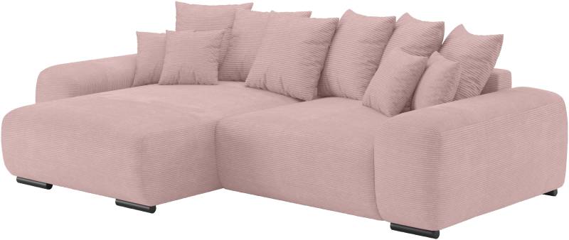 Home affaire Ecksofa »Sundance II, L-Form«, mit DuraSpring-Taschenfederkern bis 140 kg belastbar von home affaire