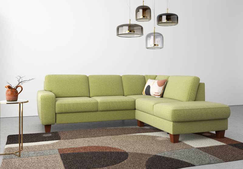 Home affaire Ecksofa »Vision L-Form«, wahlweise mit Bettfunktion und Stauraum, auch in Easy Care-Bezug von home affaire