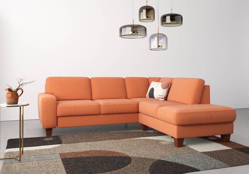 Home affaire Ecksofa »Vision L-Form«, wahlweise mit Bettfunktion und Stauraum, auch in Easy Care-Bezug von home affaire